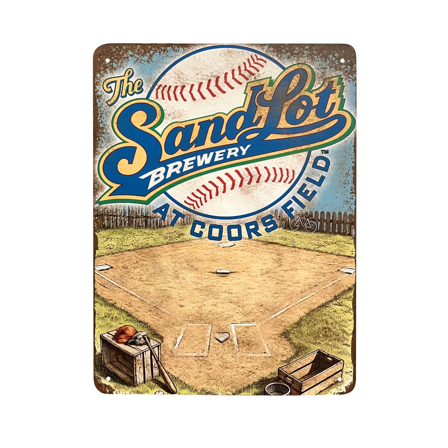 The Sandlot Brewery Metal Sign