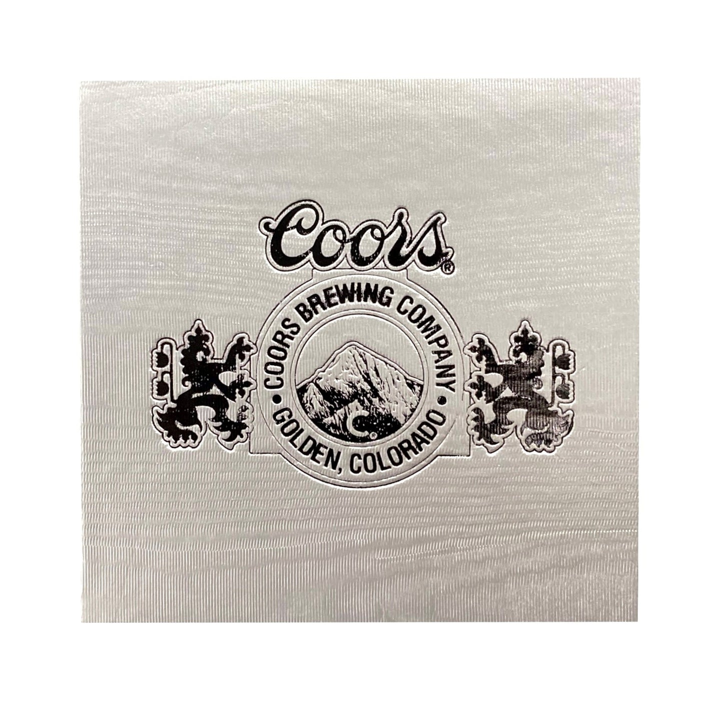 Metal Coors Brewery Ornament