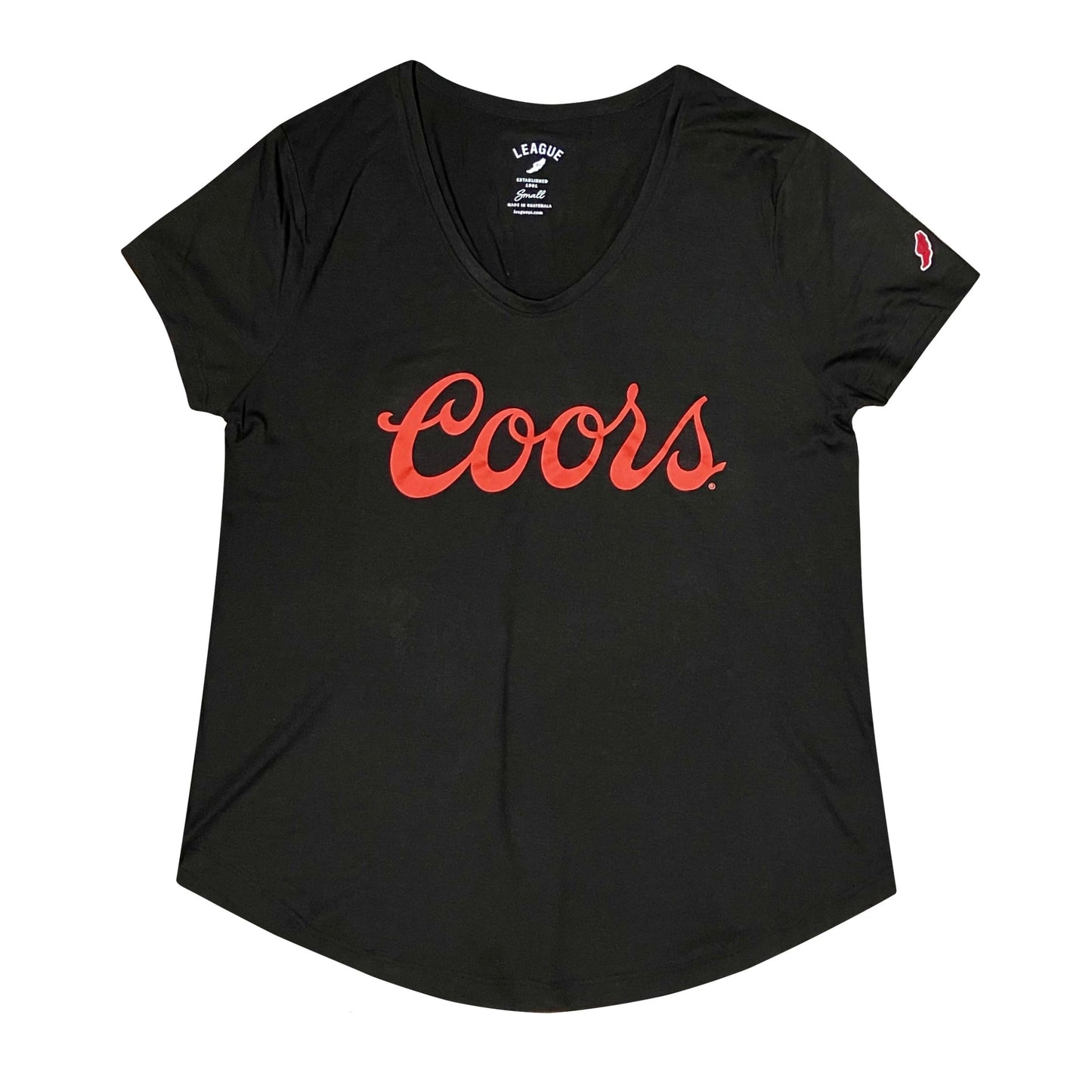 COORS SCRIPT LADIES' SCOOP TEE