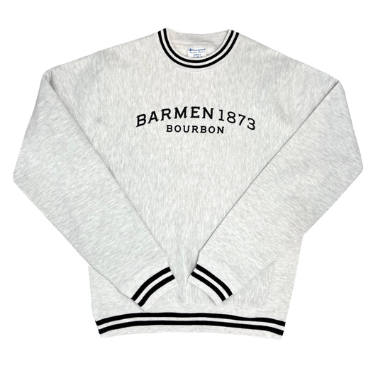 BARMEN 1873 REVERSE WEAVE CREWNECK SWEATSHIRT