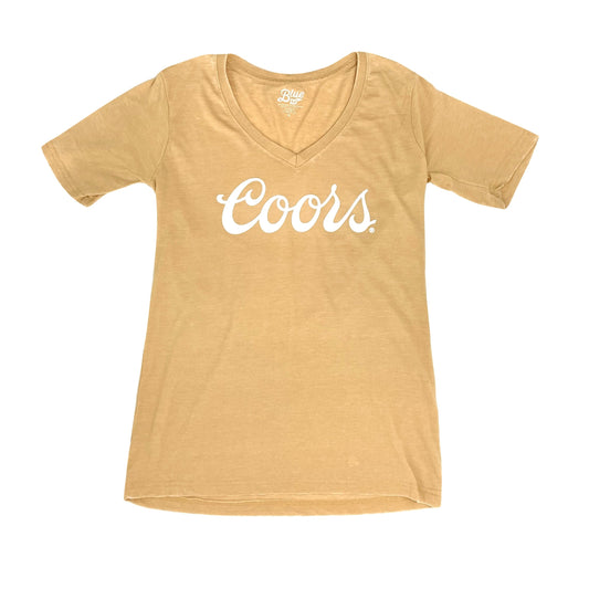 COORS SCRIPT LADIES' BURNOUT TEE