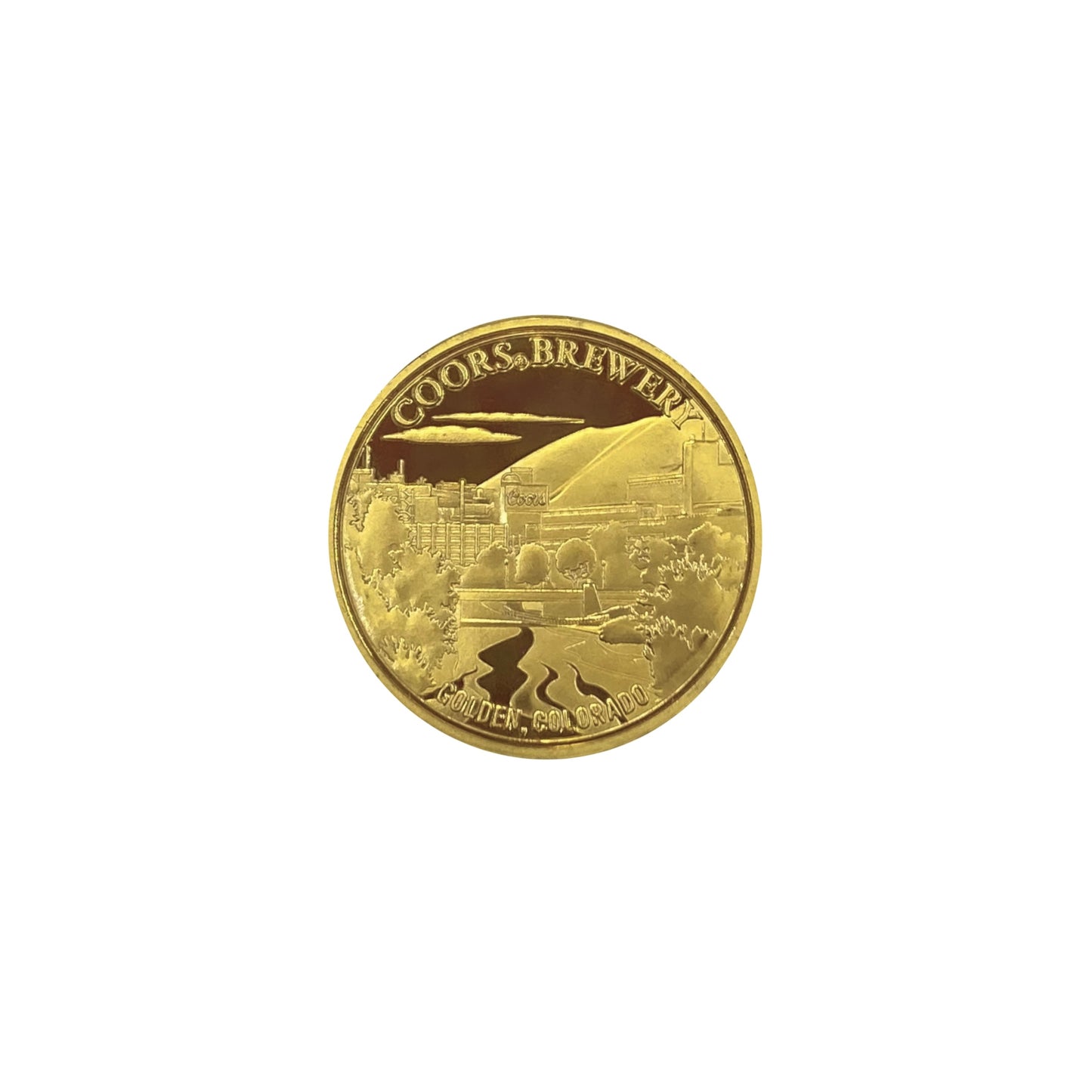 Coors Brewery Collectible Gold Coin