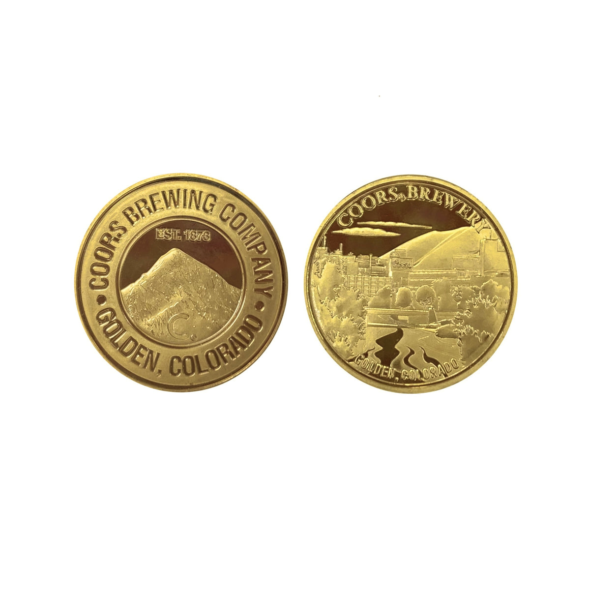 Collectable Gold Coin Coors Brewery Collectible Gold Coin