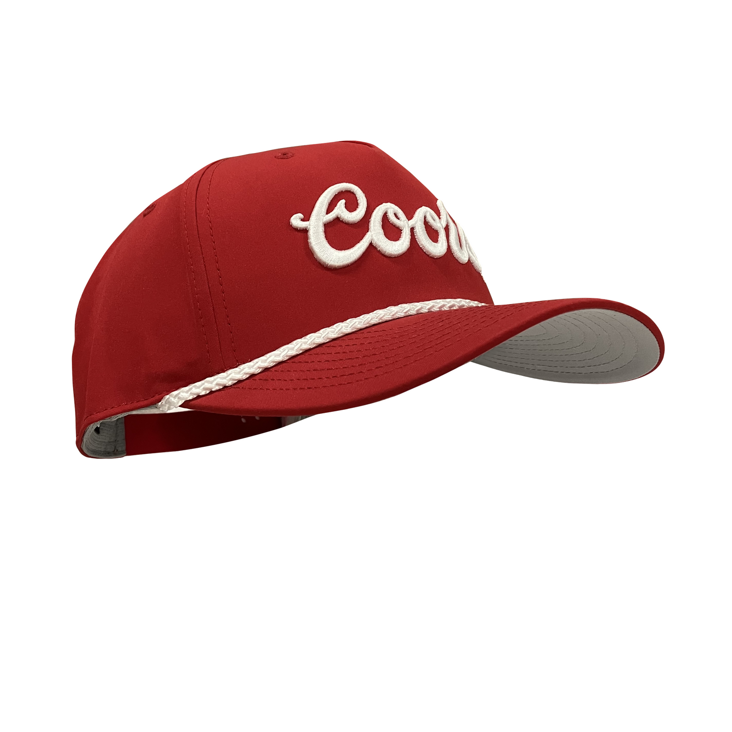 Coors Script Classic 5 Panel Red Cap