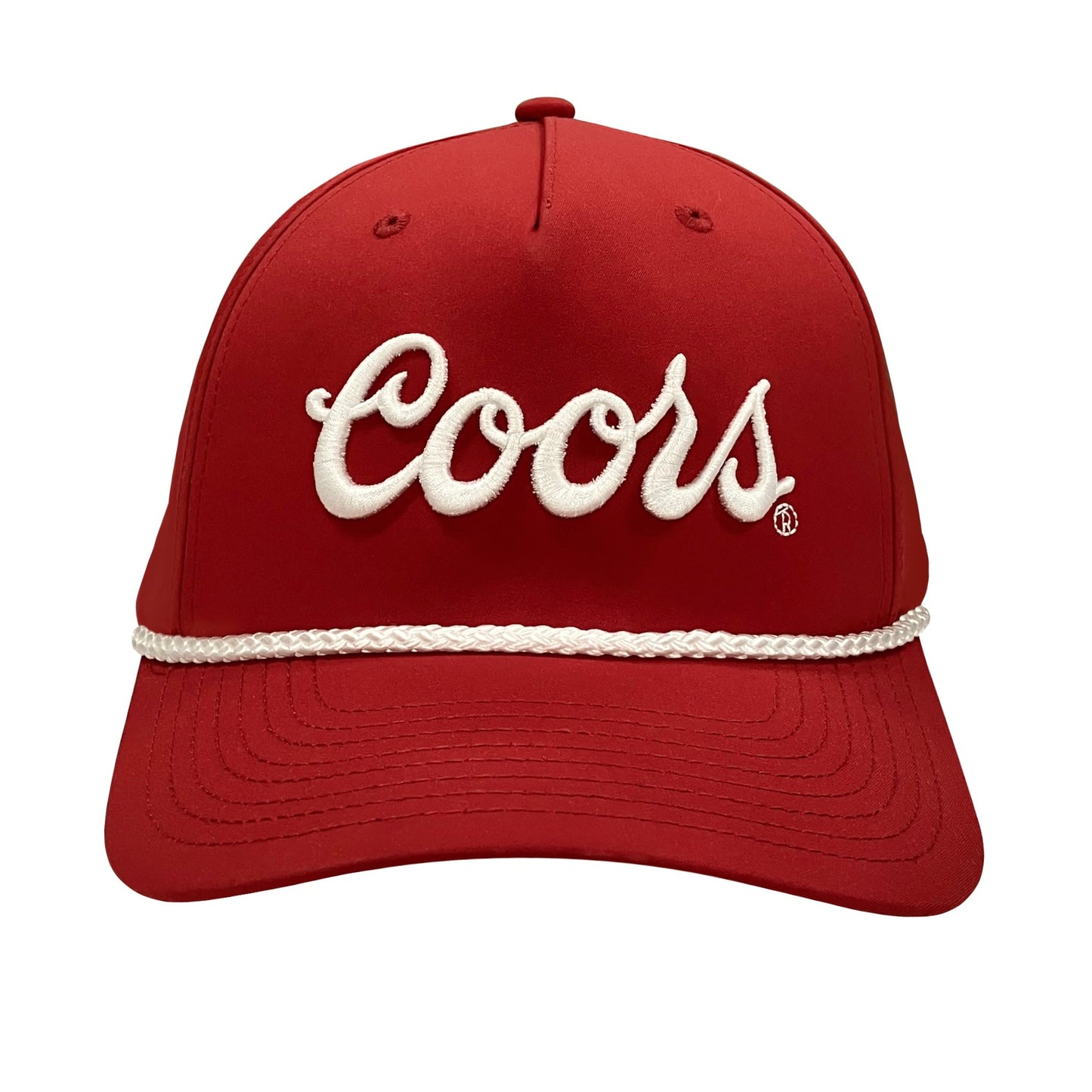 Coors Script Classic 5 Panel Red Cap
