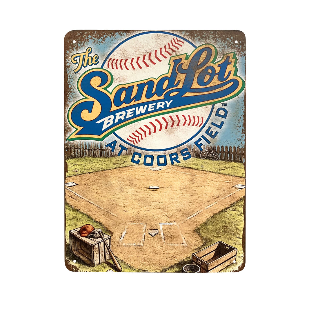 The Sandlot Brewery Metal Sign